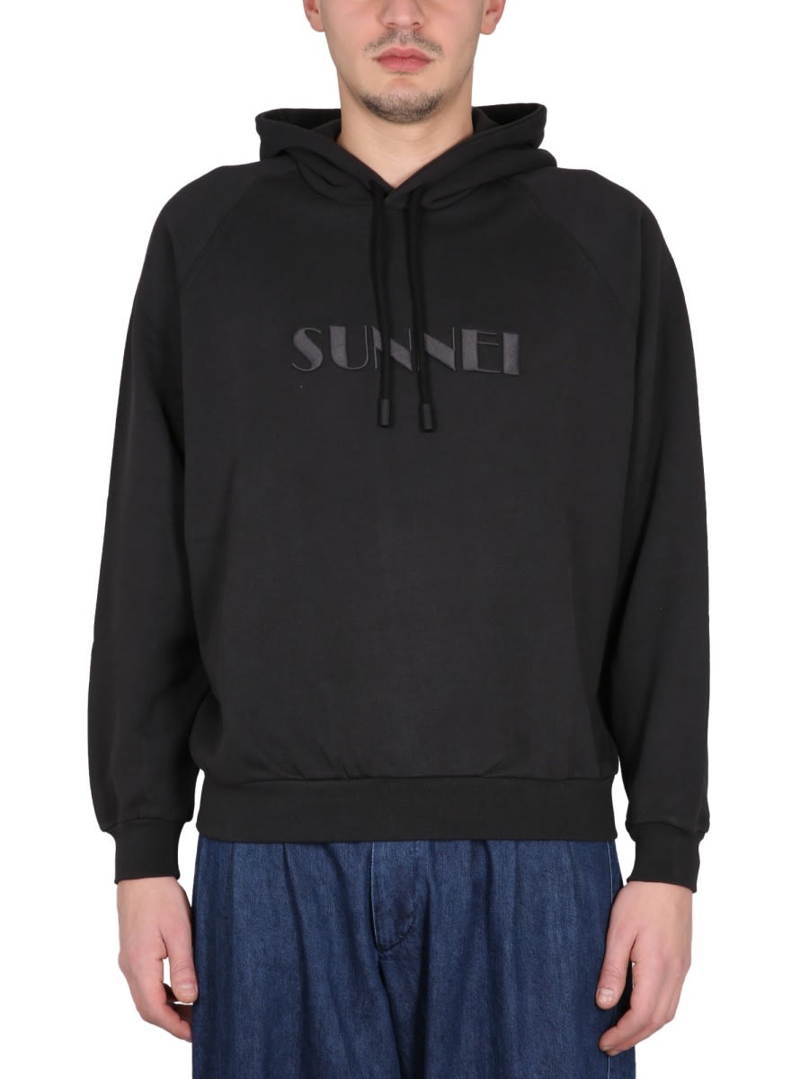 Sunnei Sweatshirt With Logo Embroidery