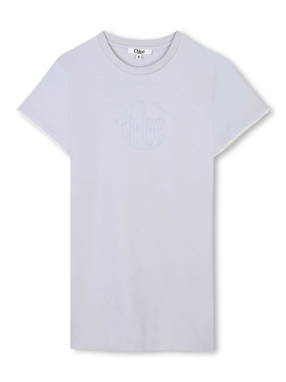 Chloé Kids T恤式连衣裙 - 蓝色