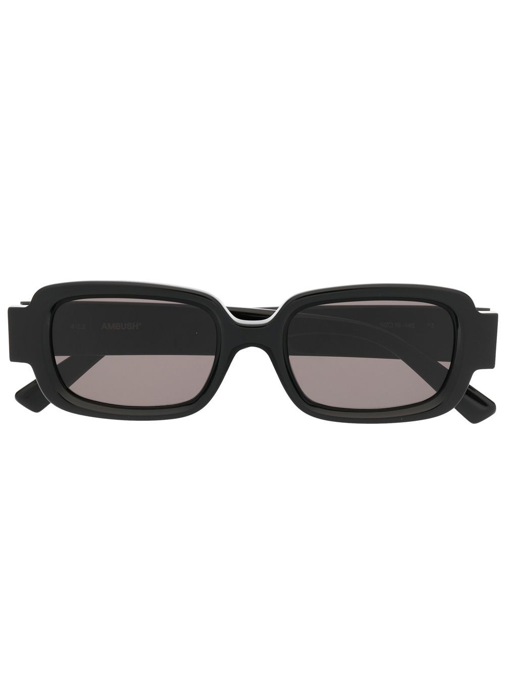 Ambush Eyewear 有色镜片方框太阳眼镜 - 黑色