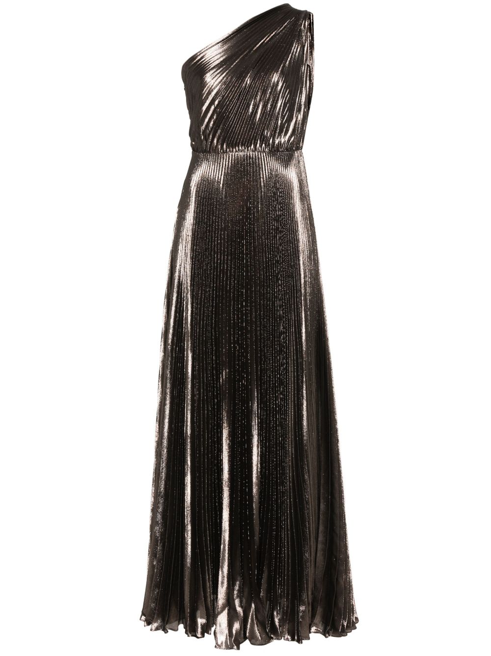 Max Mara Franz 褶饰连衣裙 - 褐色