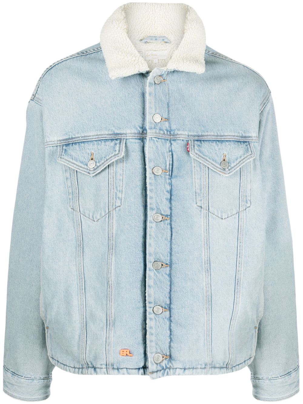 ERL x Levi's Sherpa Trucker 牛仔夹克 - 蓝色