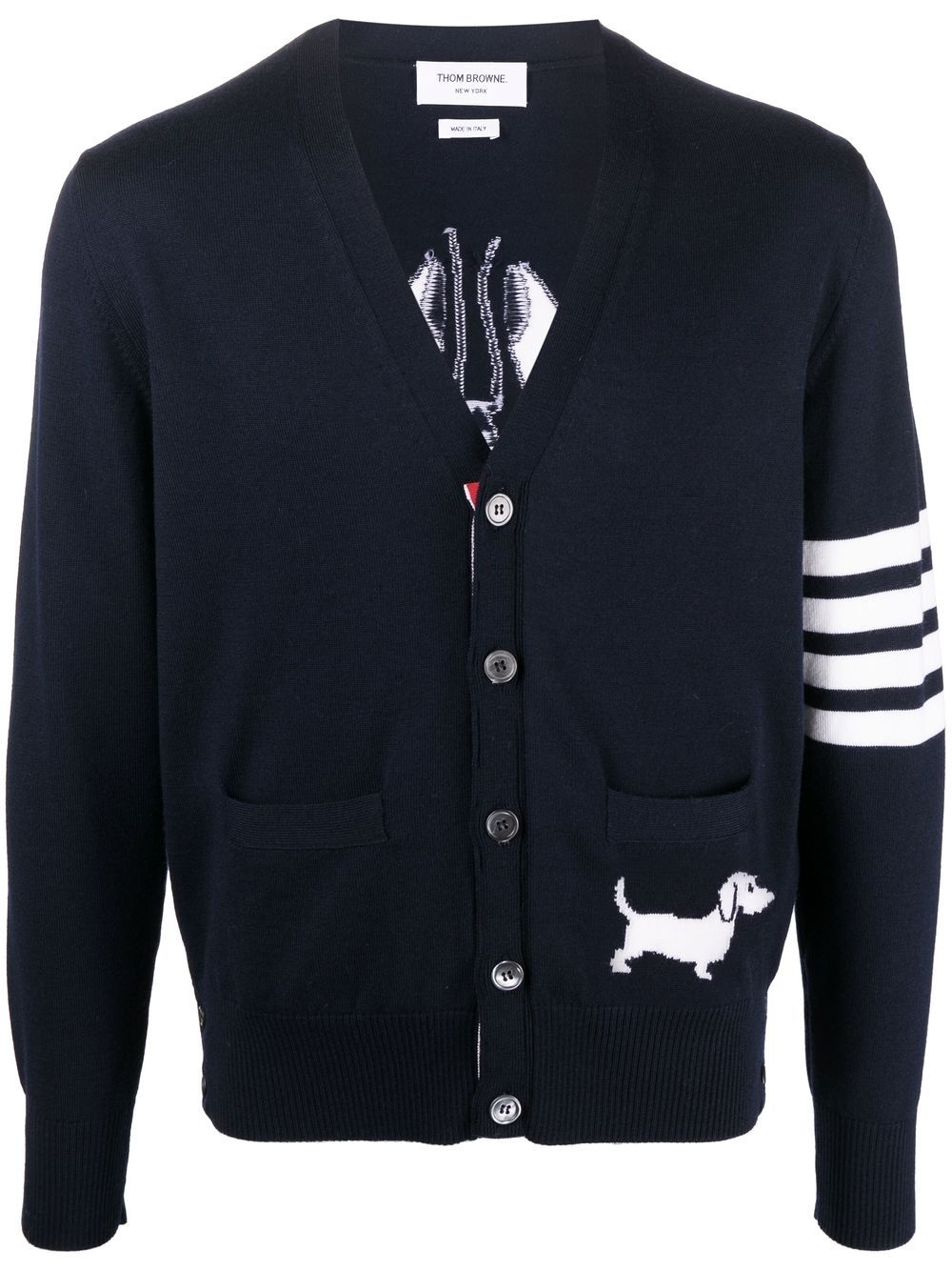 Thom Browne 4-Bar Hector Lobster 开衫 - 蓝色