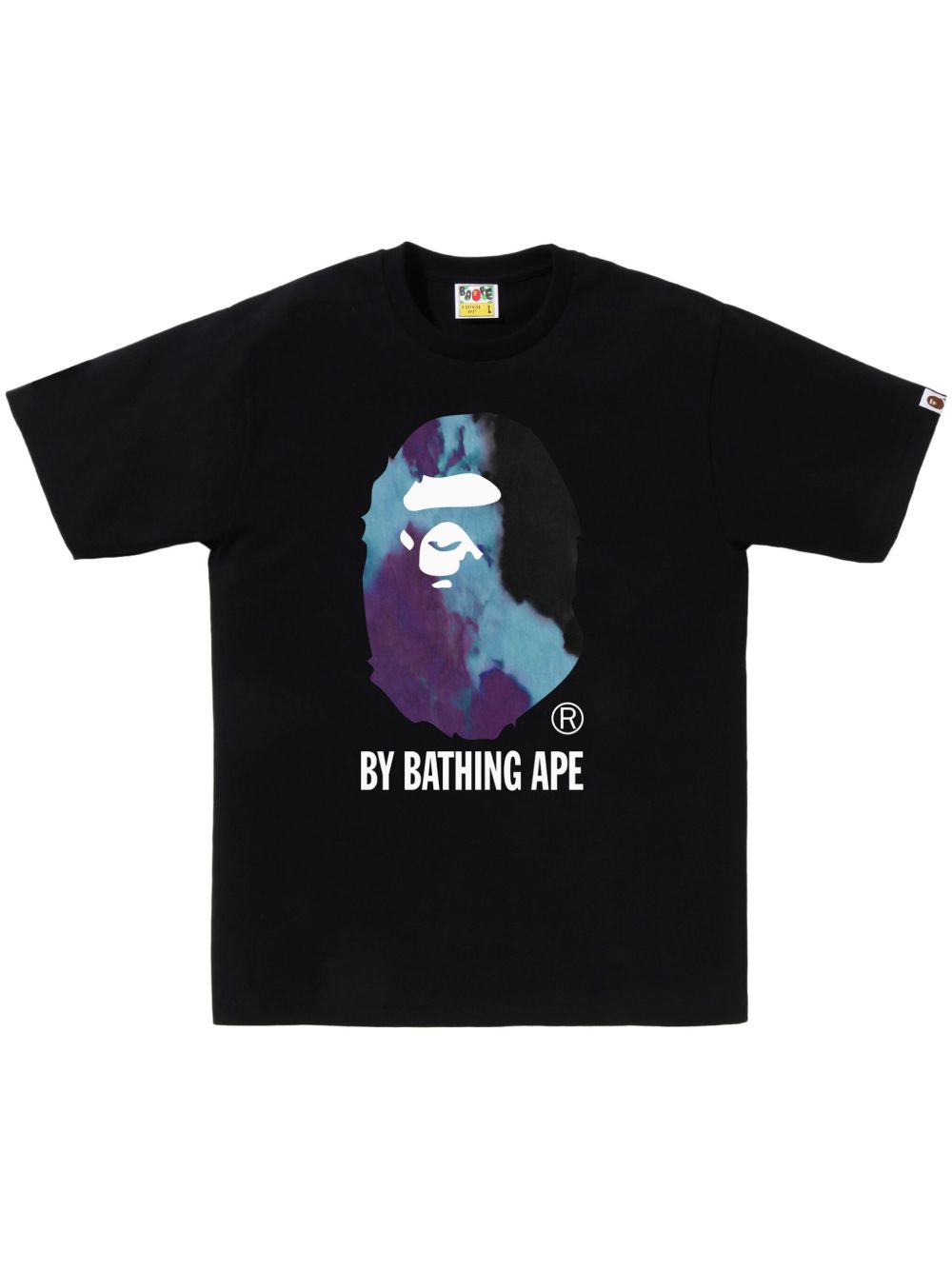 A BATHING APE® logo印花T恤 - 黑色