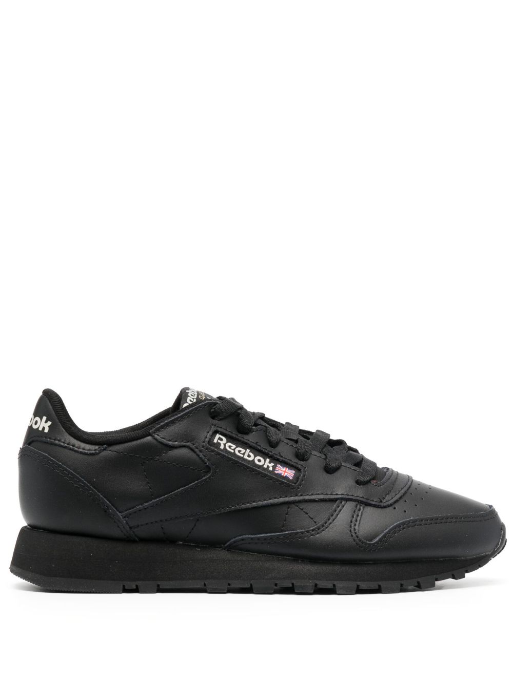 Reebok logo吊牌低帮运动鞋 - 黑色