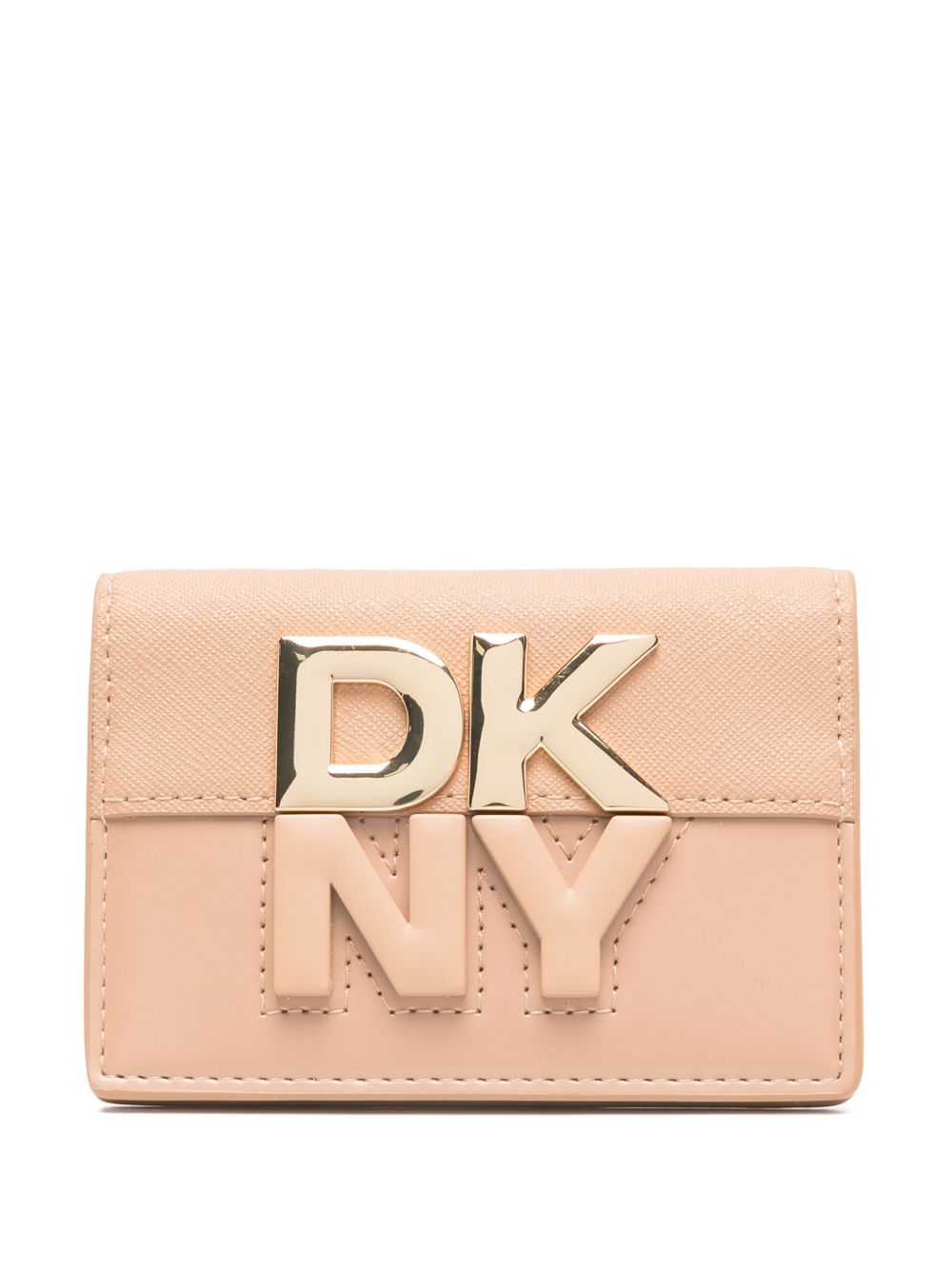 DKNY logo标牌对折钱包 - 中性色
