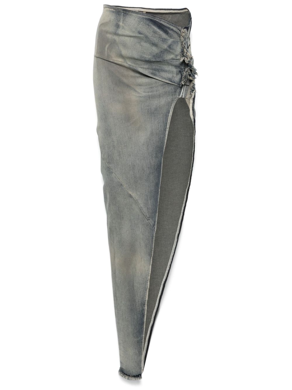 Rick Owens DRKSHDW EDFU 超长半身裙 - 蓝色