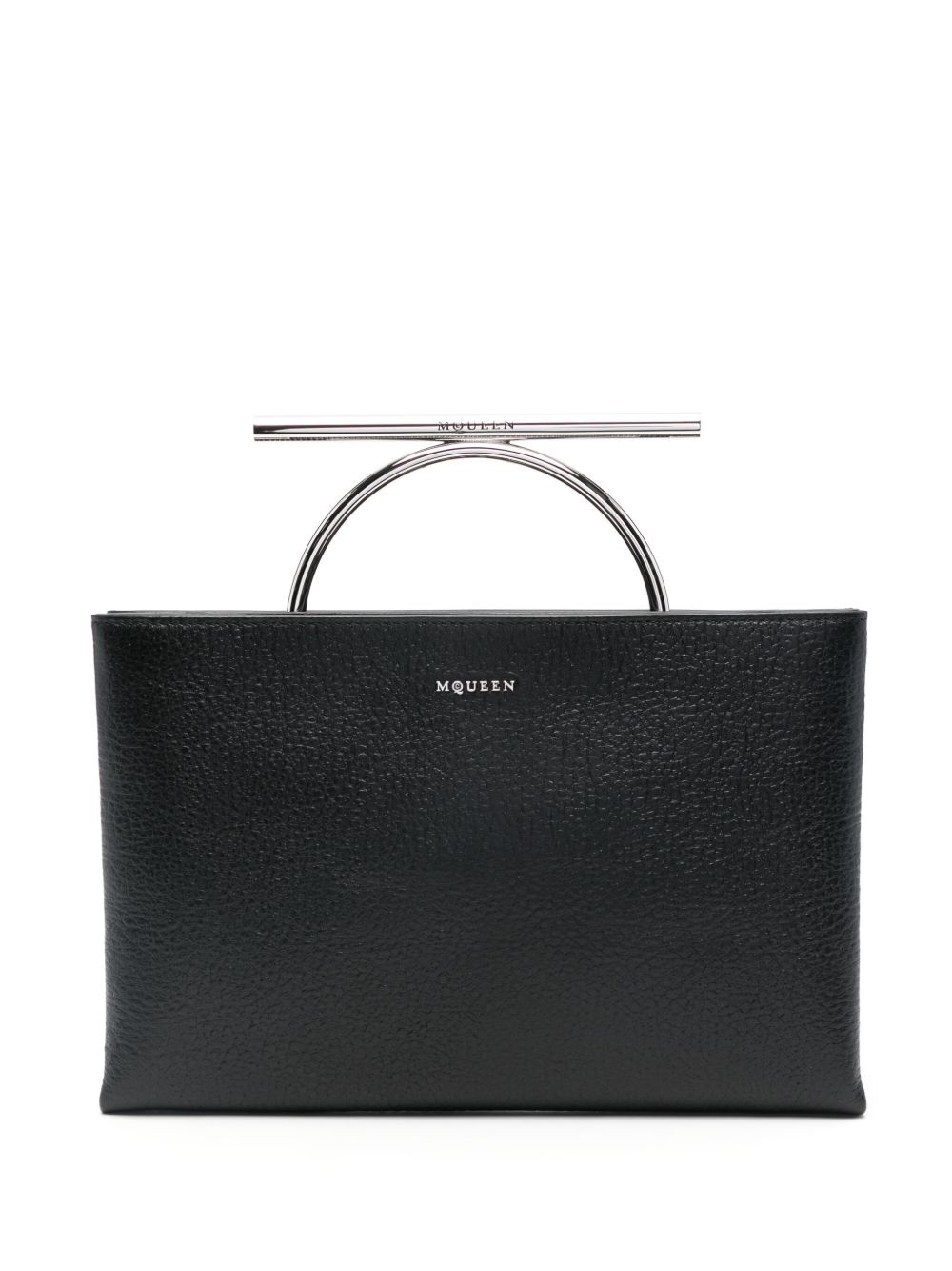Alexander McQueen Cross-Bar 手拿包 - 黑色