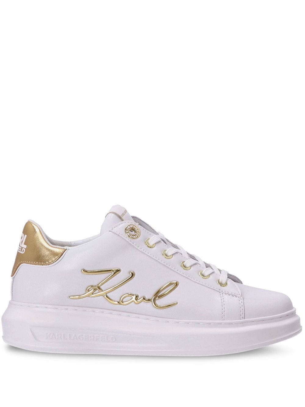 Karl Lagerfeld Kapri Karl Ikonic 低帮运动鞋 - 白色