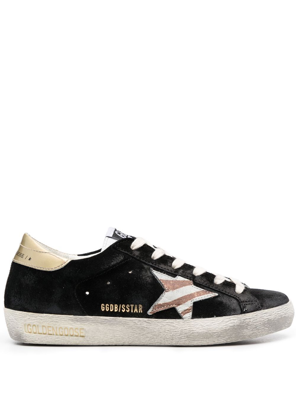 Golden Goose Super-Star 低帮运动鞋 - 黑色