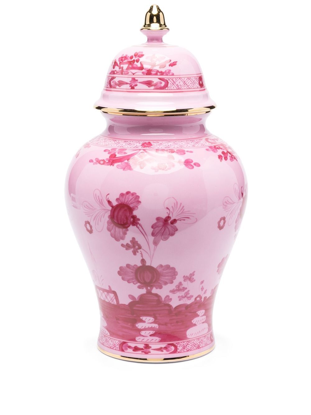 GINORI 1735 Oriente Italiano 装饰瓶（31厘米） - 粉色