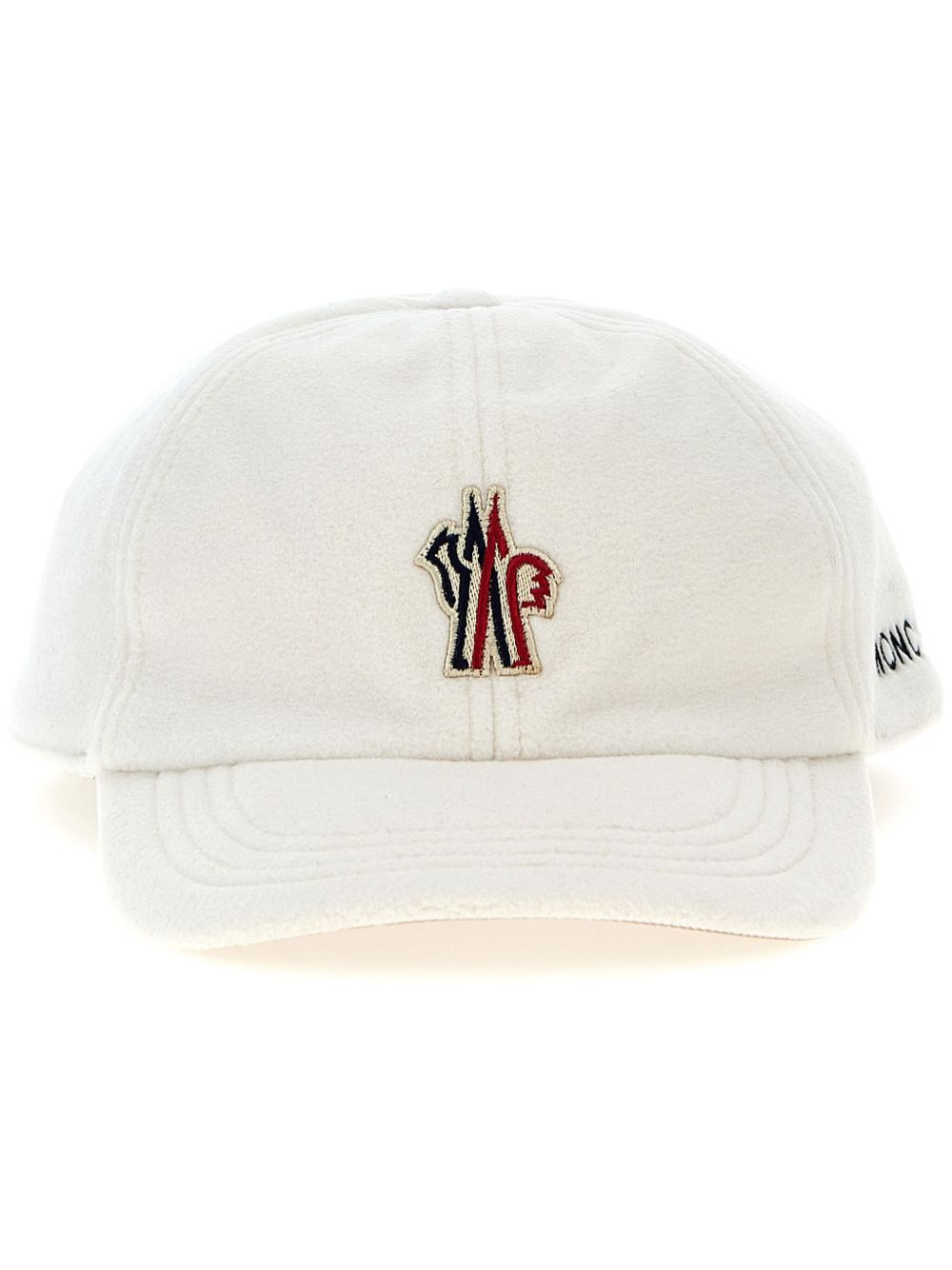 Moncler Grenoble 标贴棒球帽 - 白色