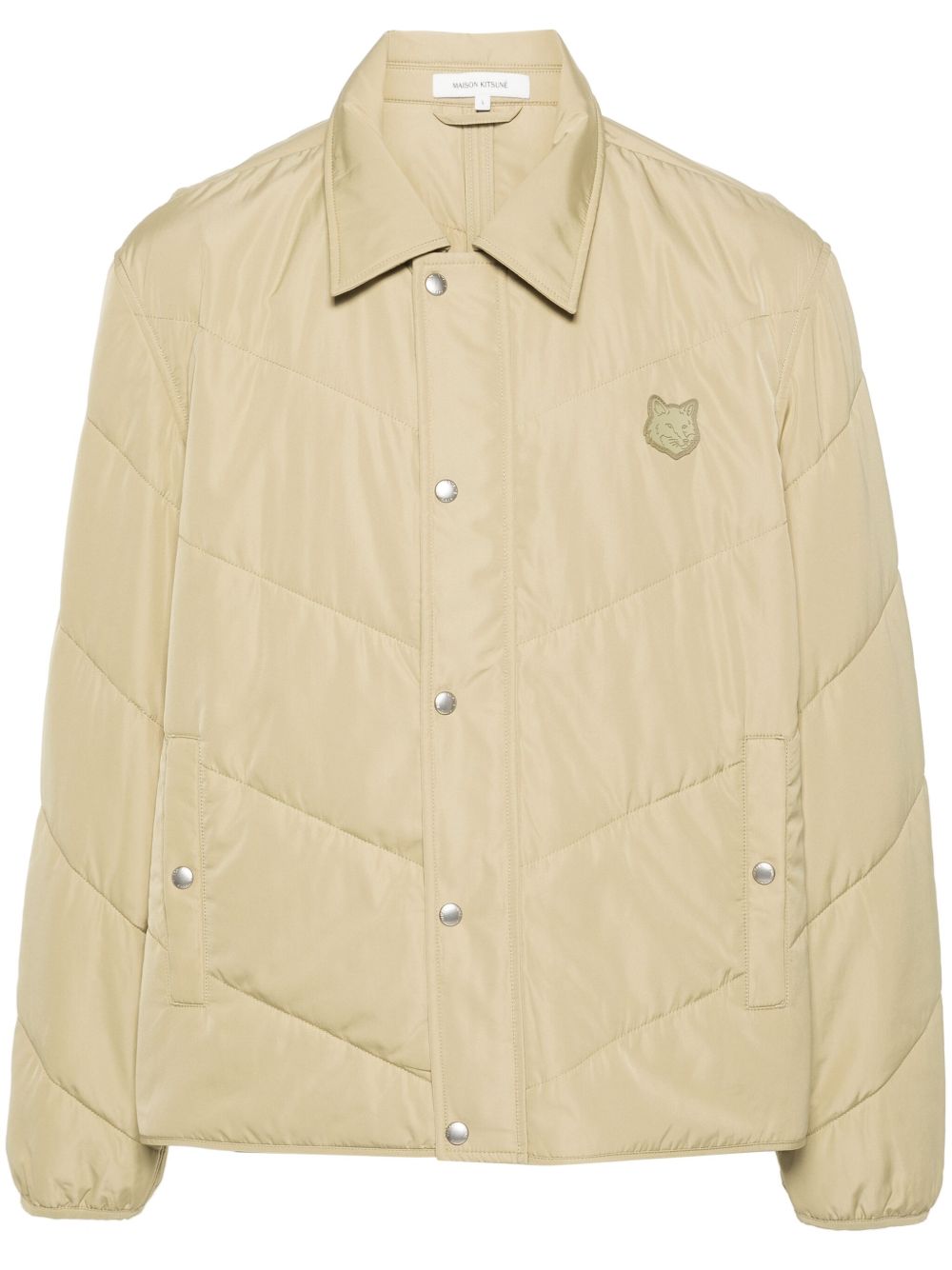 Maison Kitsuné Bold Fox Head 绗缝夹克 - 中性色