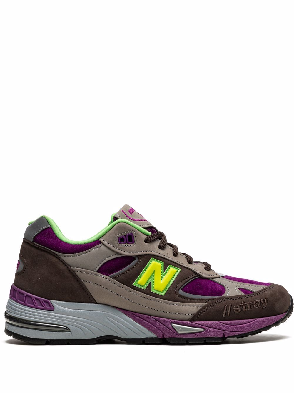 New Balance x Stray Rats 991 低帮运动鞋 - 灰色