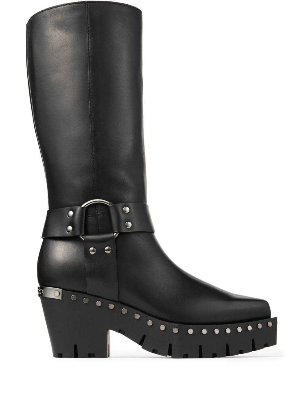 Jimmy Choo Quinn 靴子（7.5厘米） - 黑色