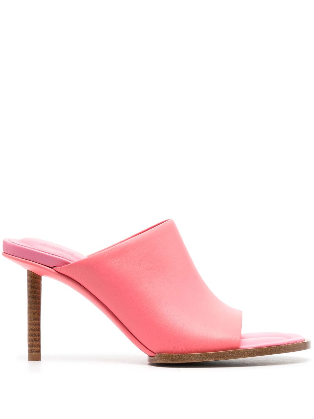 Jacquemus Les Mules Rond Carré 皮质穆勒鞋 - 粉色