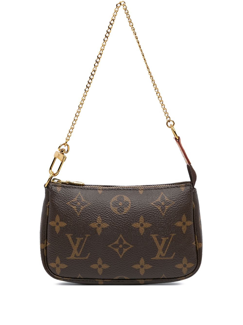 Louis Vuitton Pre-Owned Monogram Mini Pochette Accessoires 手提包（2020年典藏款） - 褐色