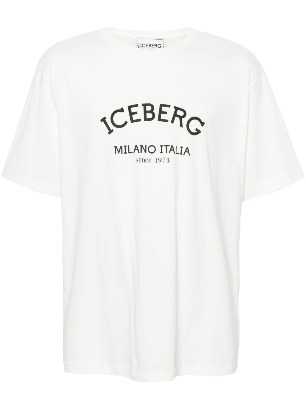 Iceberg logo印花T恤 - 白色