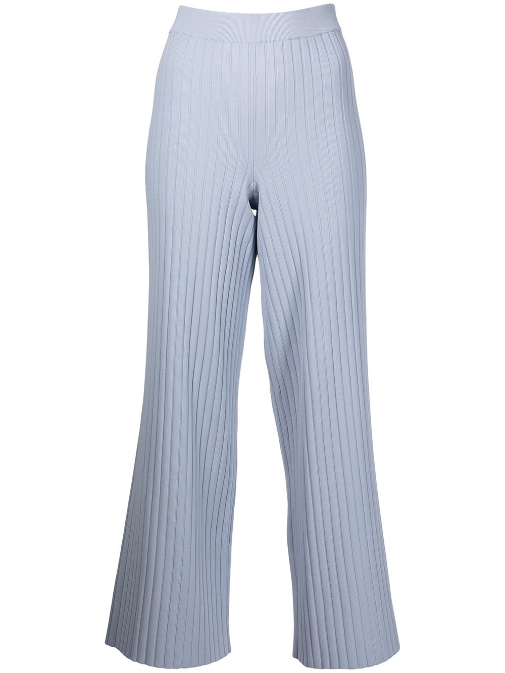 Proenza Schouler White Label 轻薄罗纹针织长裤 - 蓝色