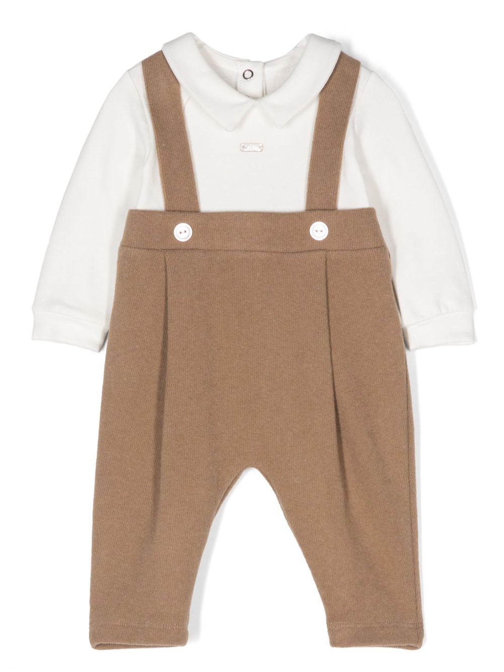 Le Bebé Enfant logo标牌连体衣 - 中性色