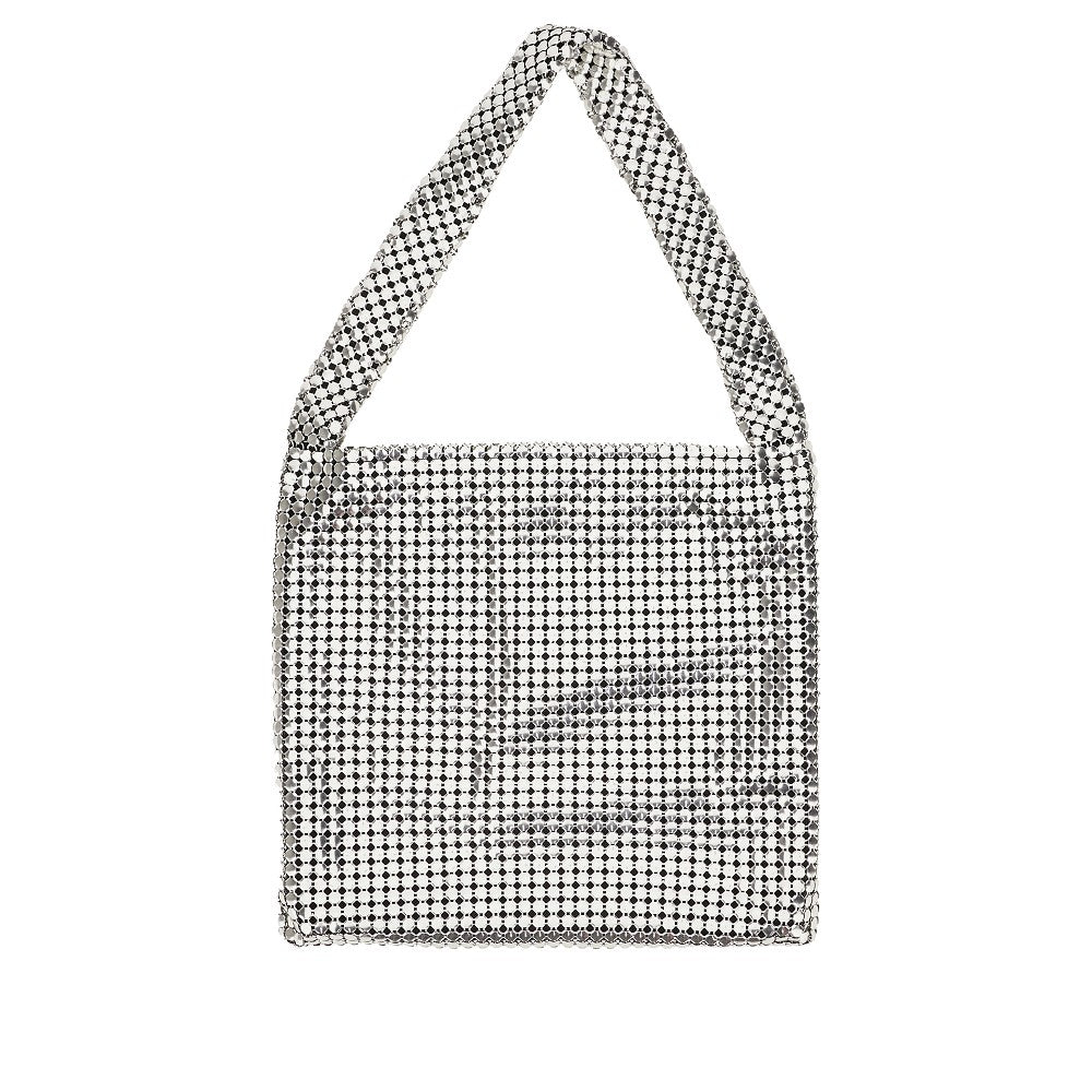 RABANNE Metal mesh Pixel bag Woman One Size