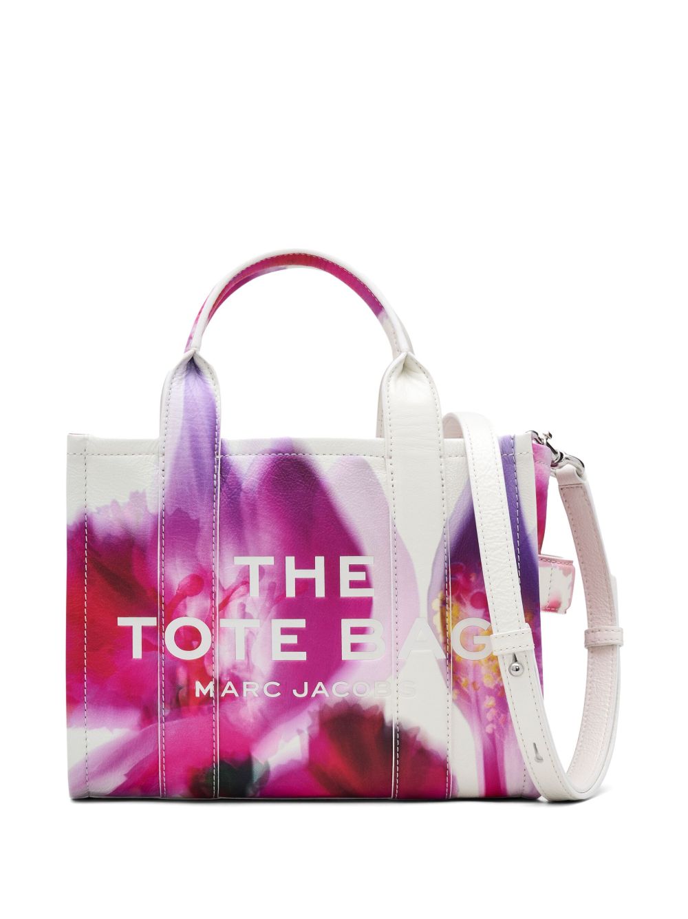 Marc Jacobs The Future Floral Leather Small Tote 手提包 - 白色