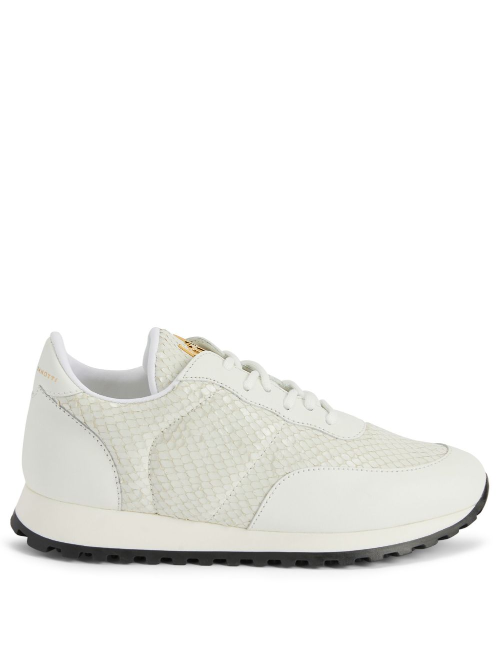 Giuseppe Zanotti Jimi Running 皮质运动鞋 - 中性色