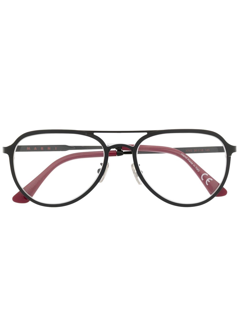 Marni Eyewear Palawan Island 眼镜 - 黑色