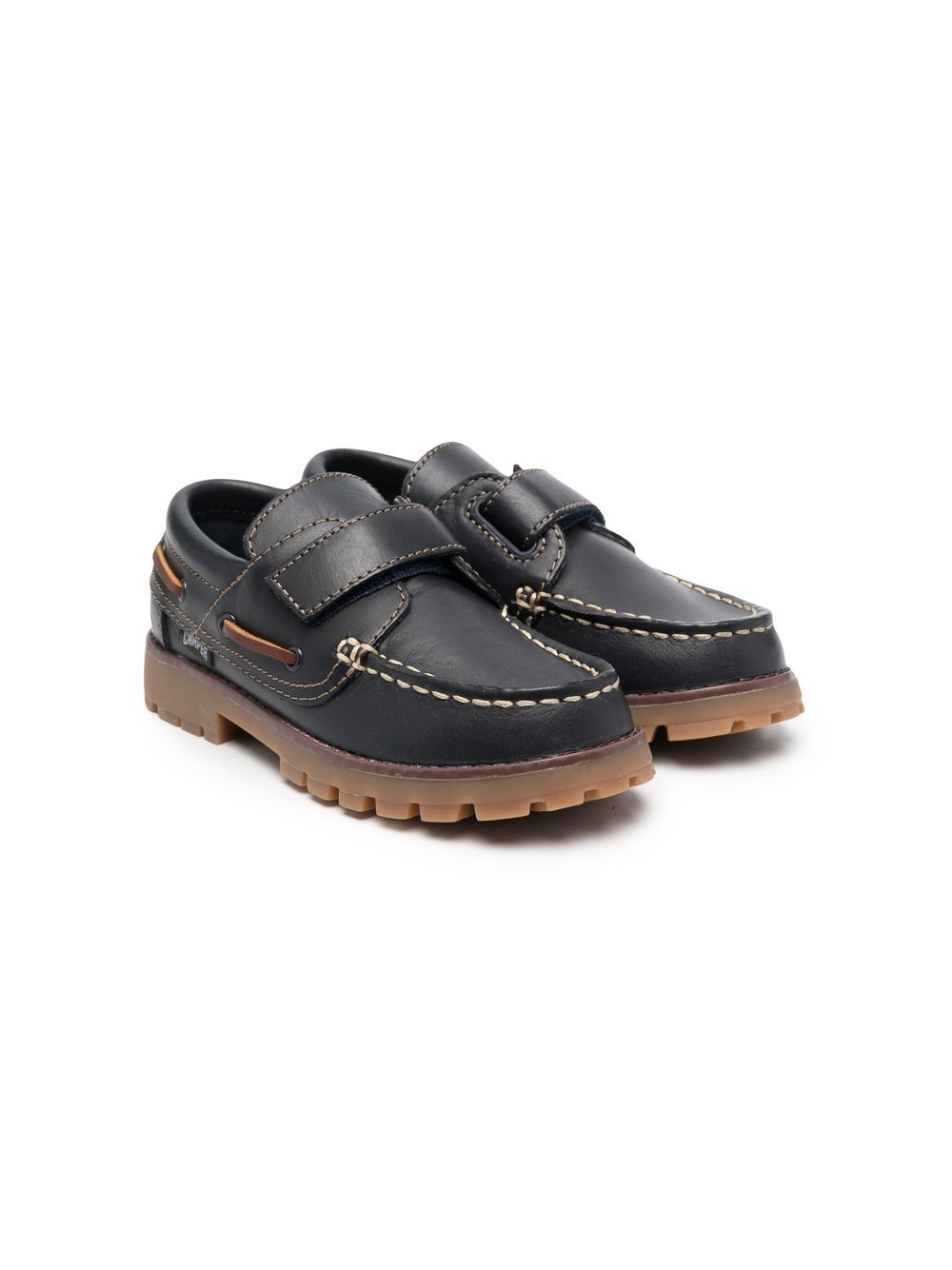 Camper Kids Compas 帆船鞋 - 蓝色