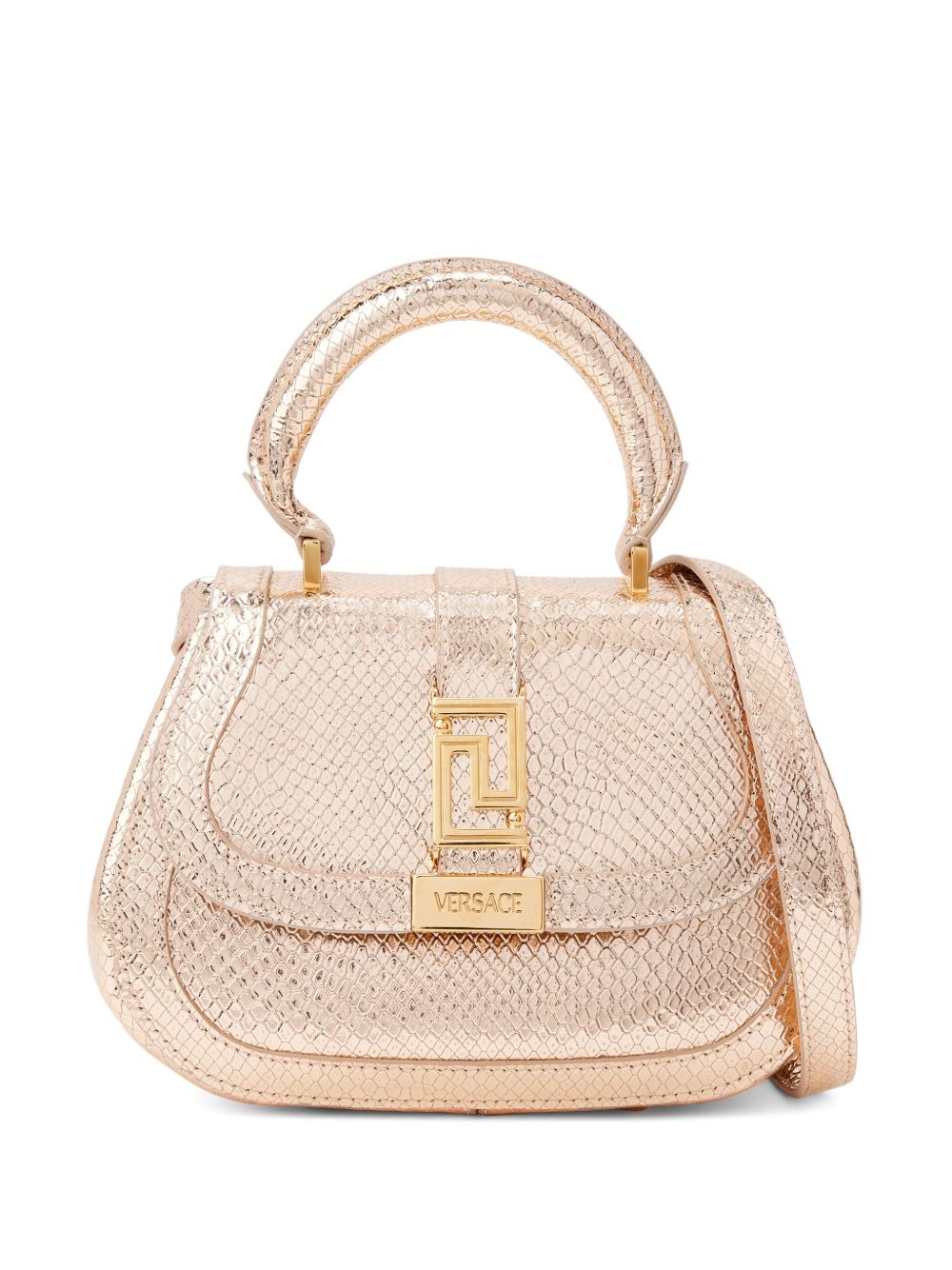Versace Greca Goddess 皮质托特包 - 粉色