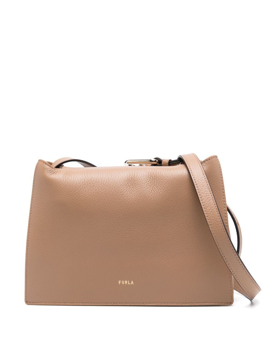 Furla Nuvola 迷你斜挎包 - 褐色