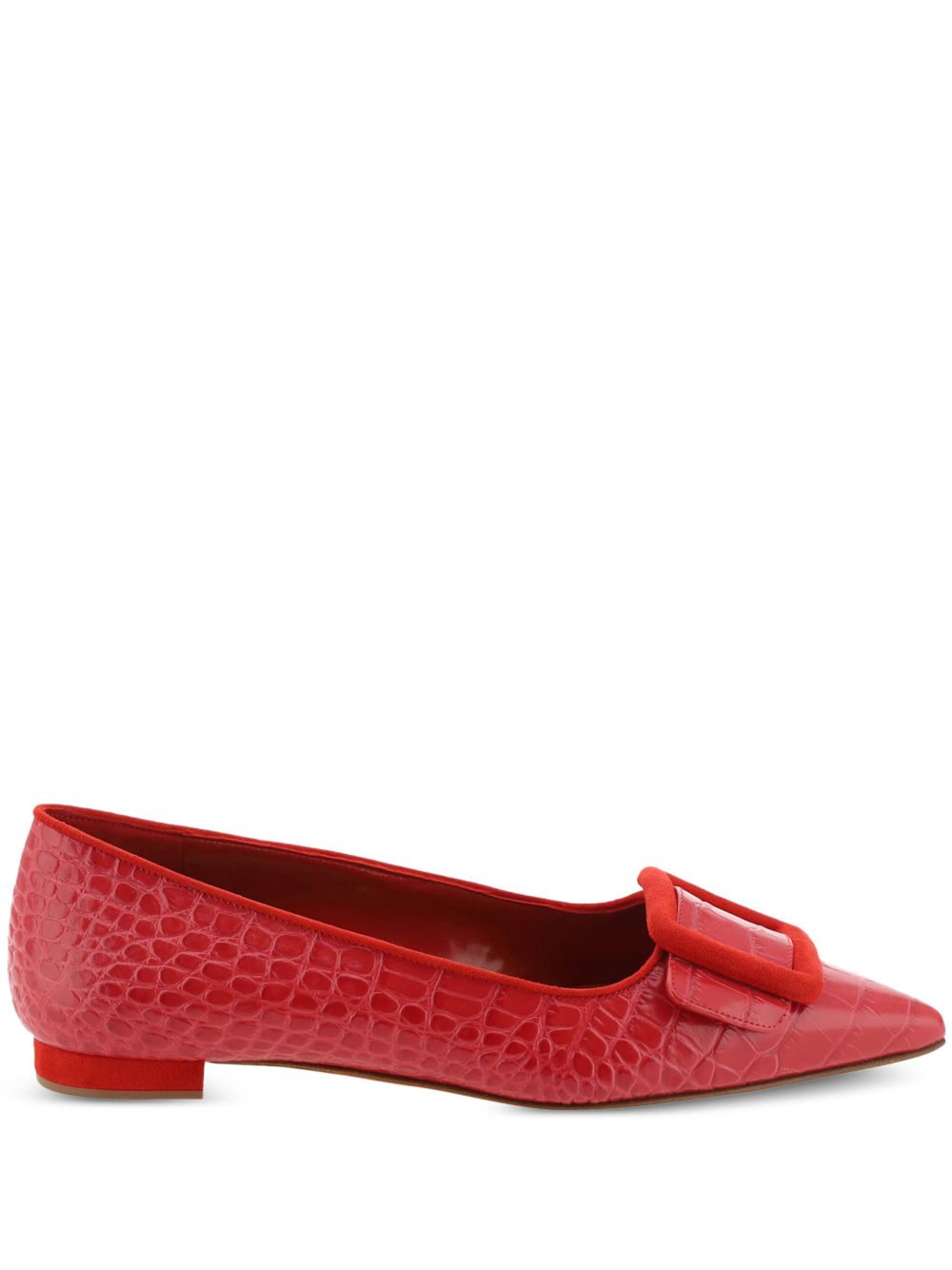 Manolo Blahnik Maysale 平底 - 红色