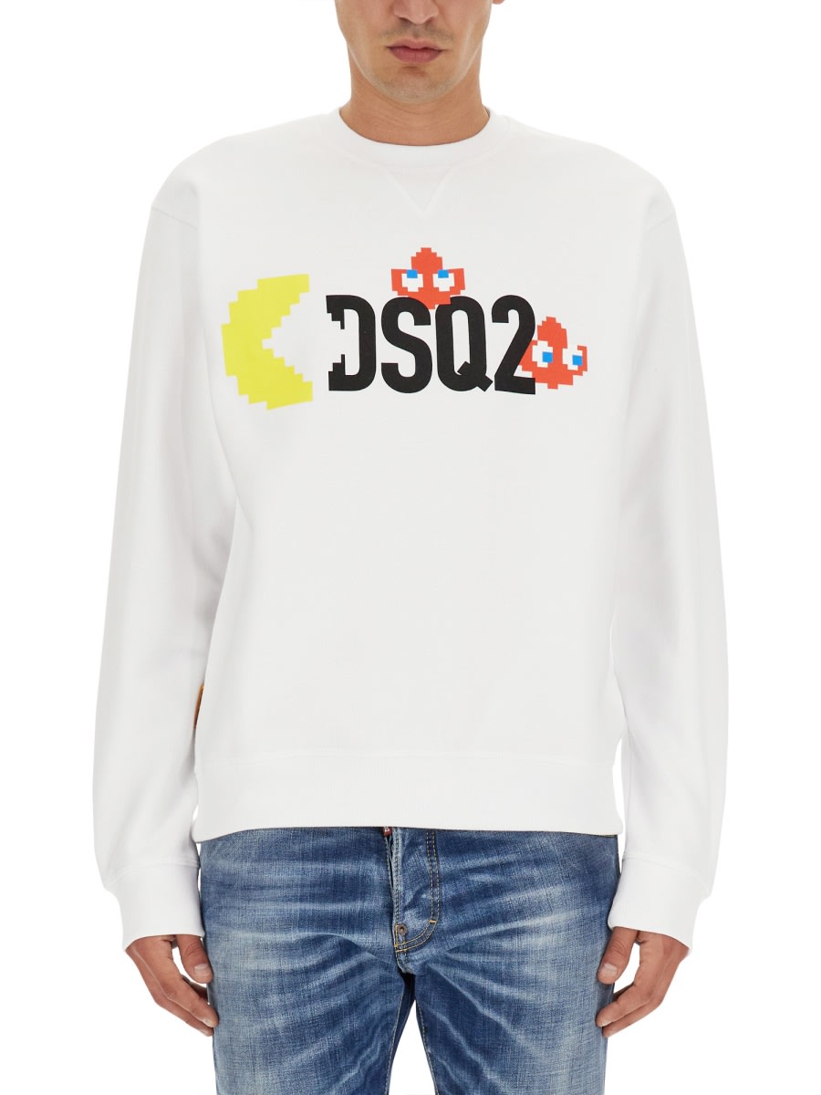 Dsquared2 Dsquared联名吃豆人卫衣