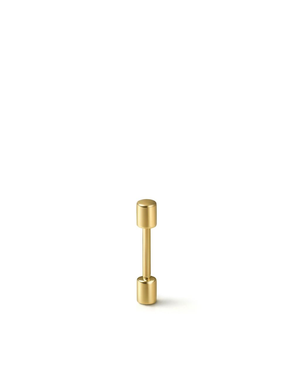 Shihara 18K黄金 Bar Pin 耳环 - 金色