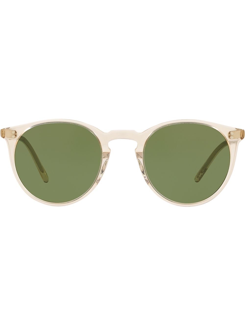 Oliver Peoples O'Malley圆框太阳眼镜 - 黄色