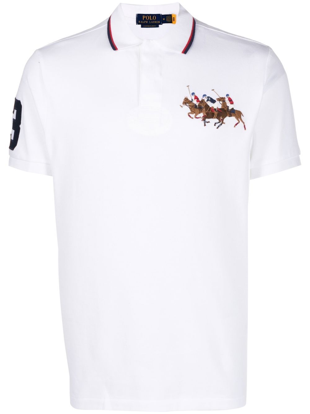 Polo Ralph Lauren Triple-Pony 棉polo衫 - 白色