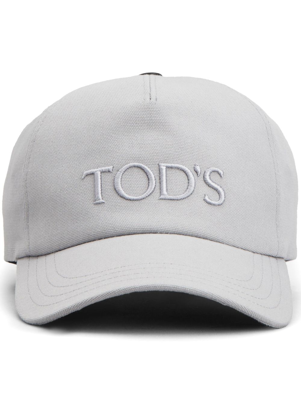 Tod's logo刺绣棉棒球帽 - 灰色