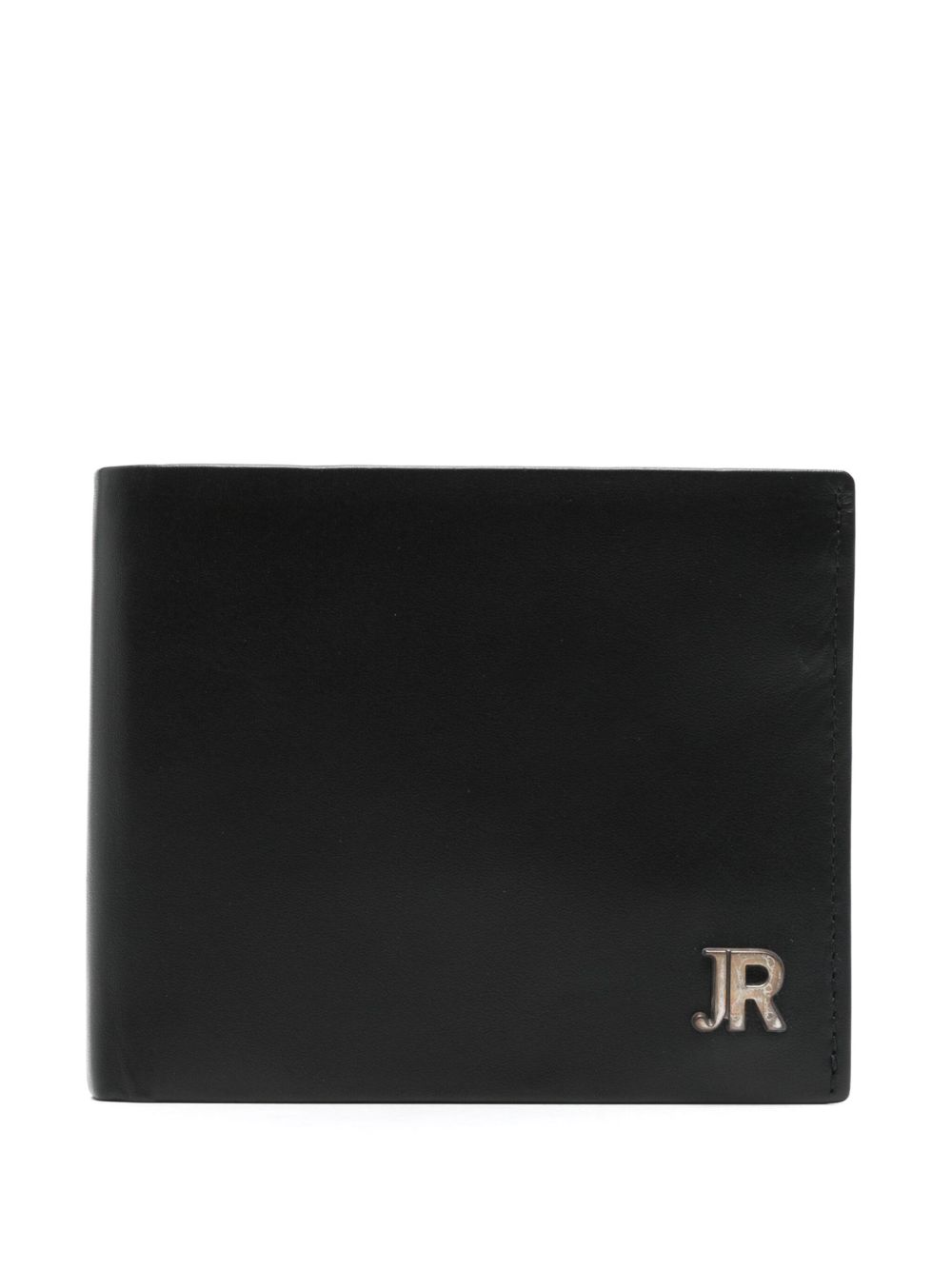 John Richmond logo字母钱包 - 黑色