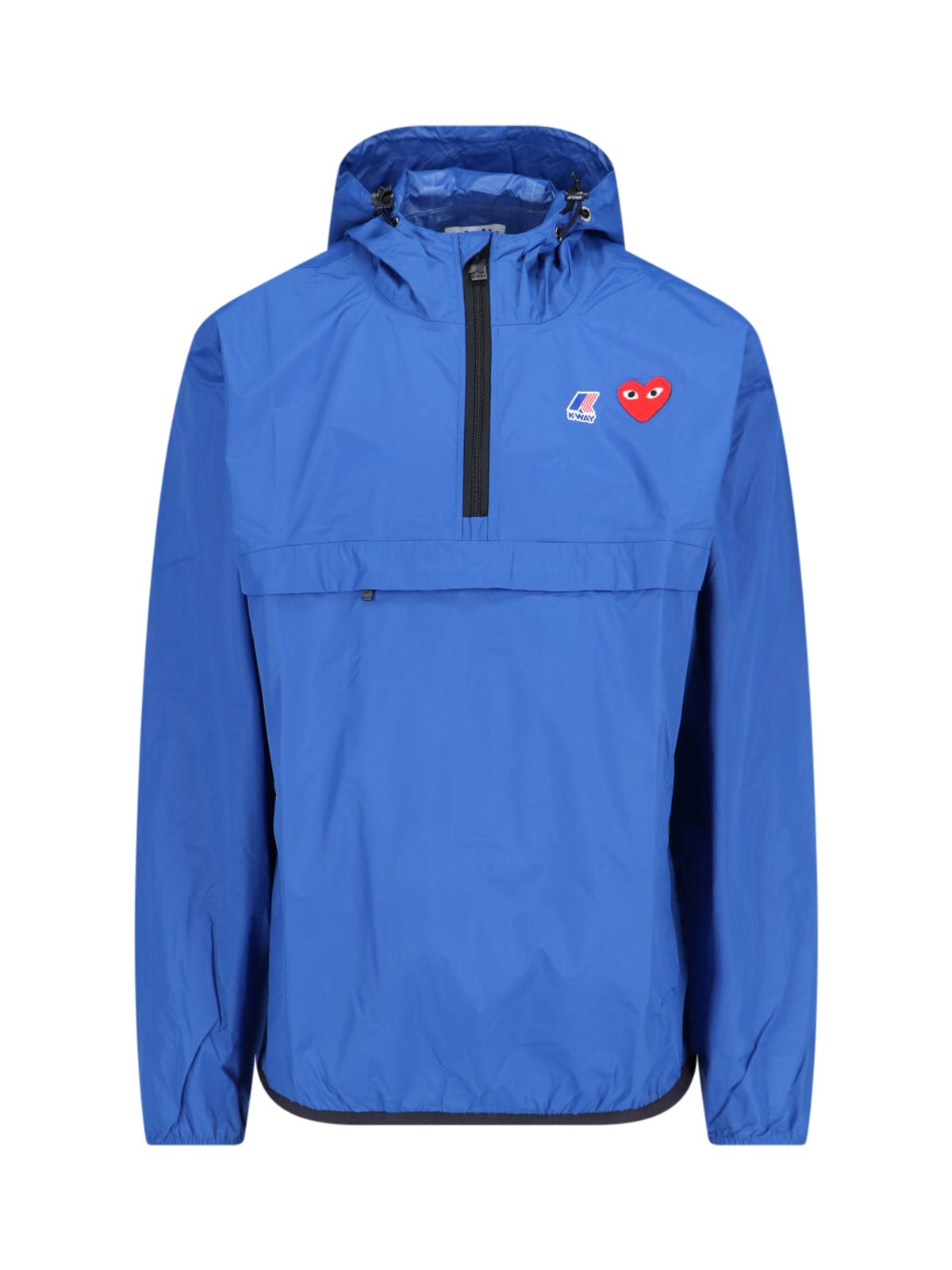 Comme des Garcons Play X K-Way Logo Hooded Jacket