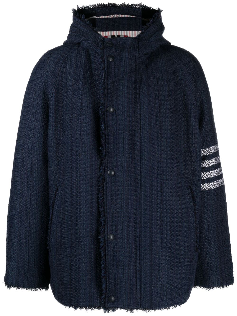 Thom Browne 四条纹夹克 - 蓝色