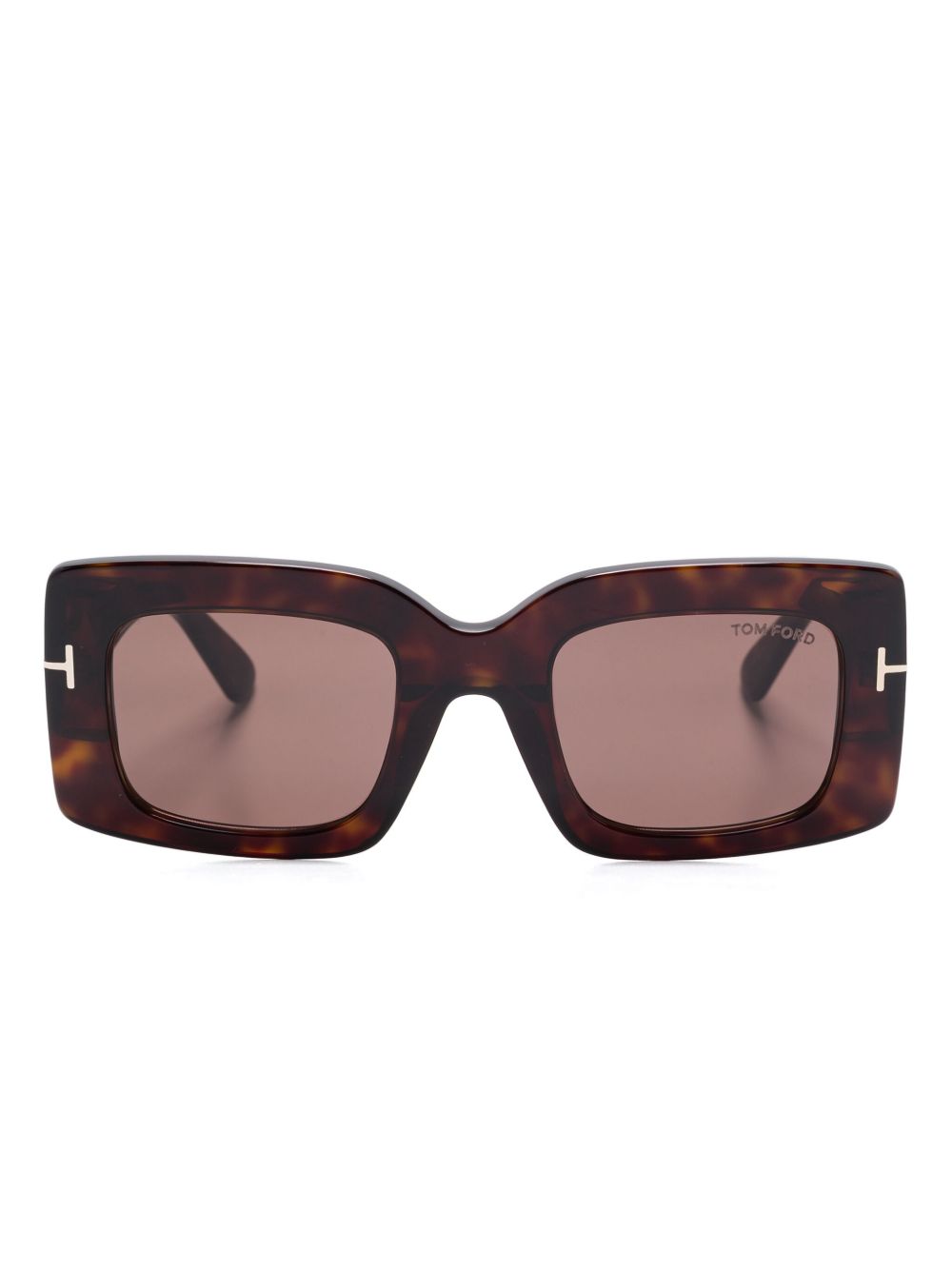 TOM FORD Eyewear Brigitta 太阳眼镜 - 褐色