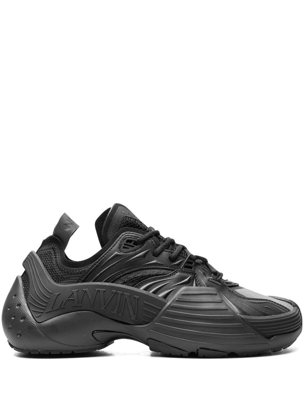 Lanvin Flash-X Black/Black 运动鞋 - 黑色