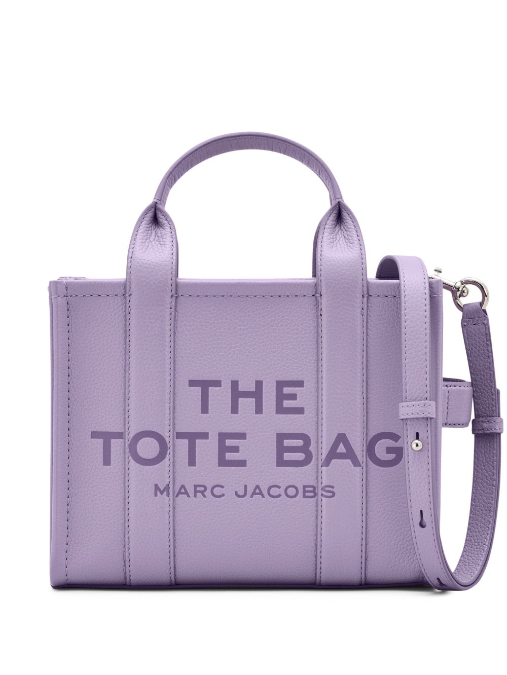 Marc Jacobs The Tote 小号皮质手提包 - 紫色
