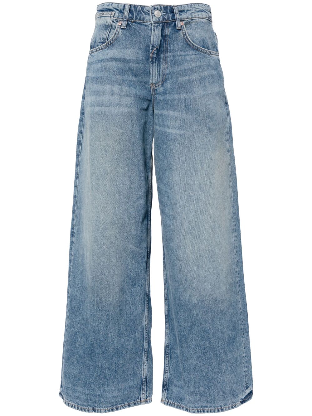 Free People Waterfalls 阔腿牛仔裤 - 蓝色