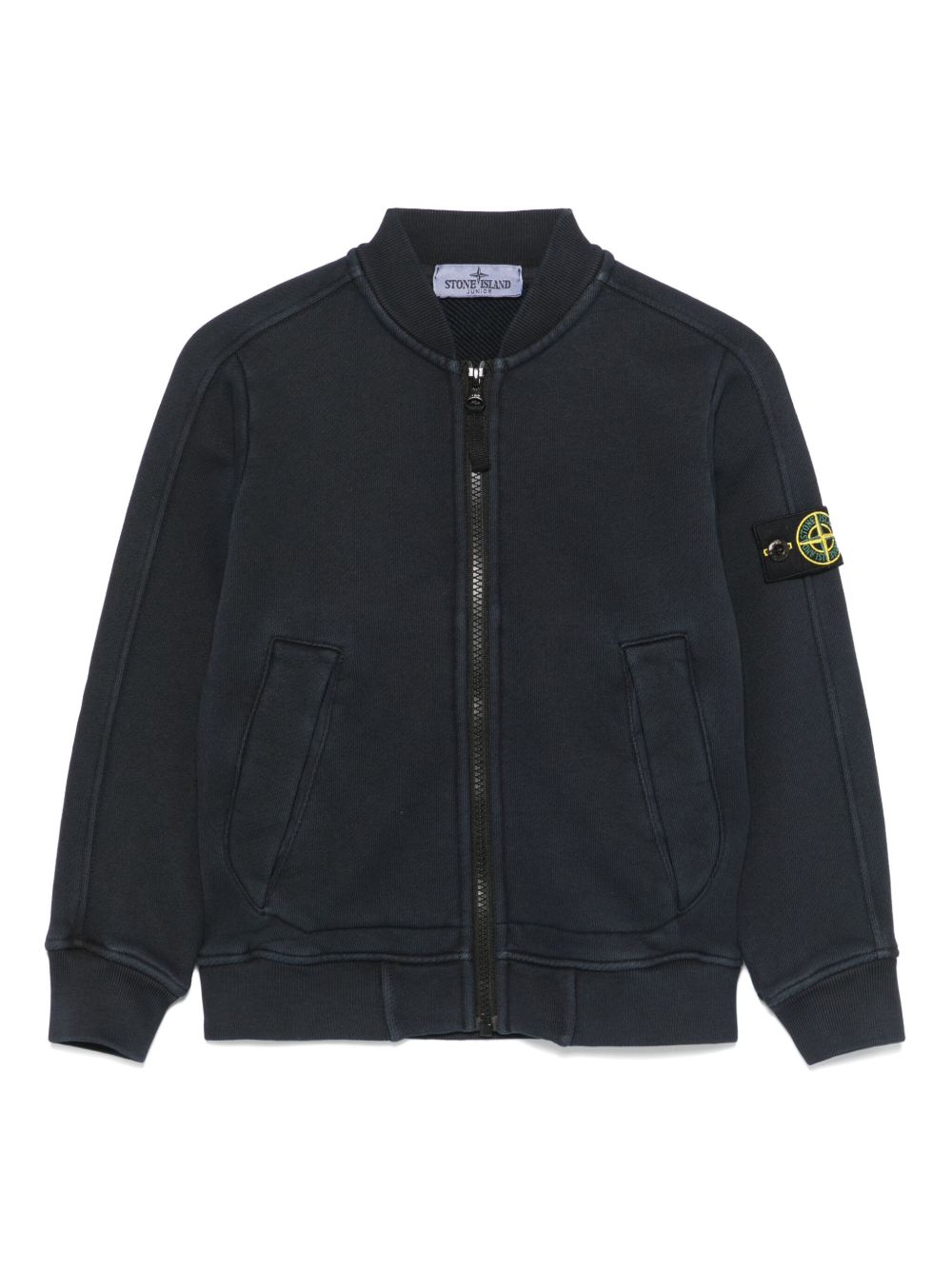 Stone Island Junior 罗盘徽章卫衣 - 蓝色