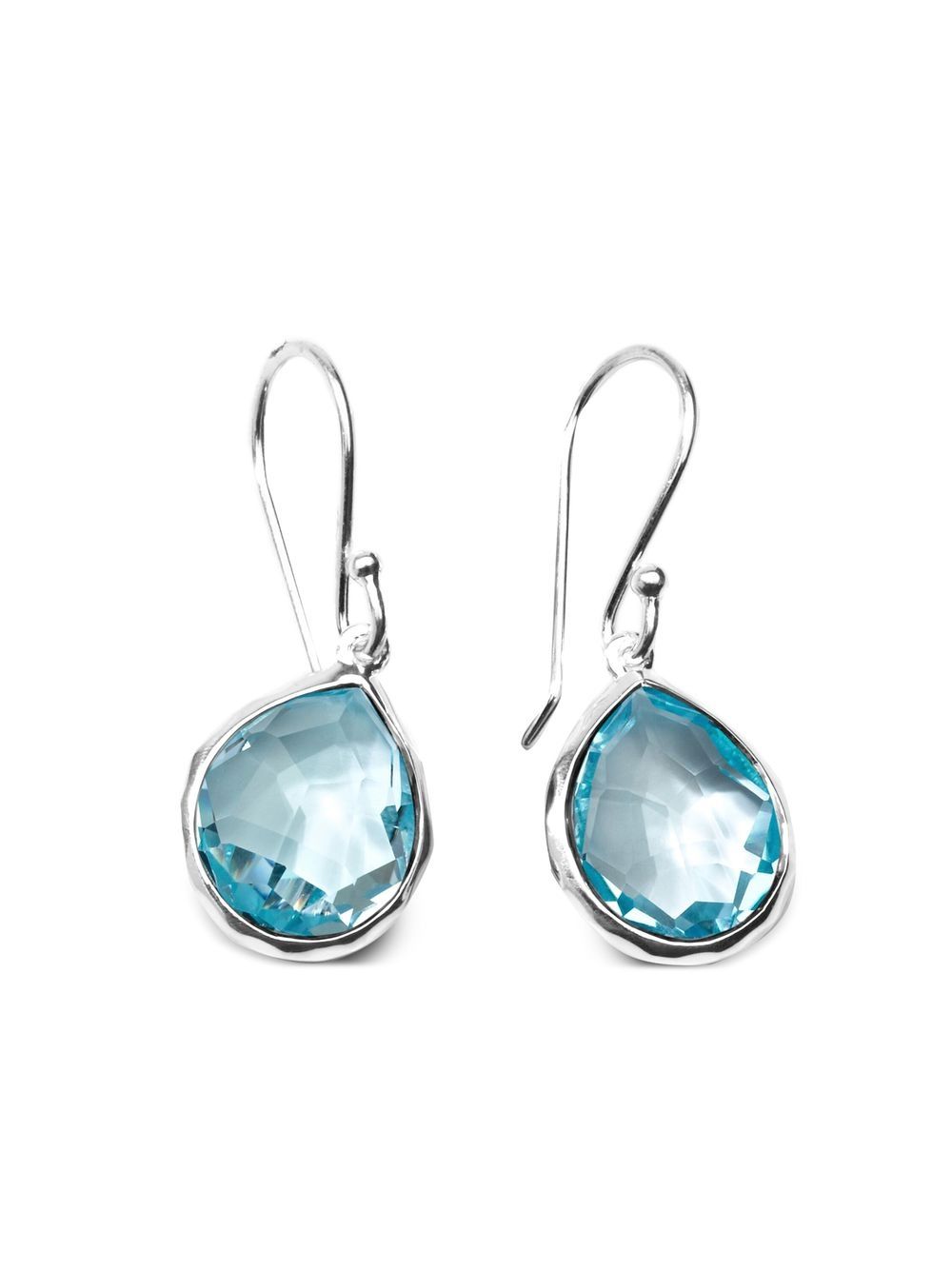IPPOLITA Rock Candy® Mini Teardrop 耳环 - 银色