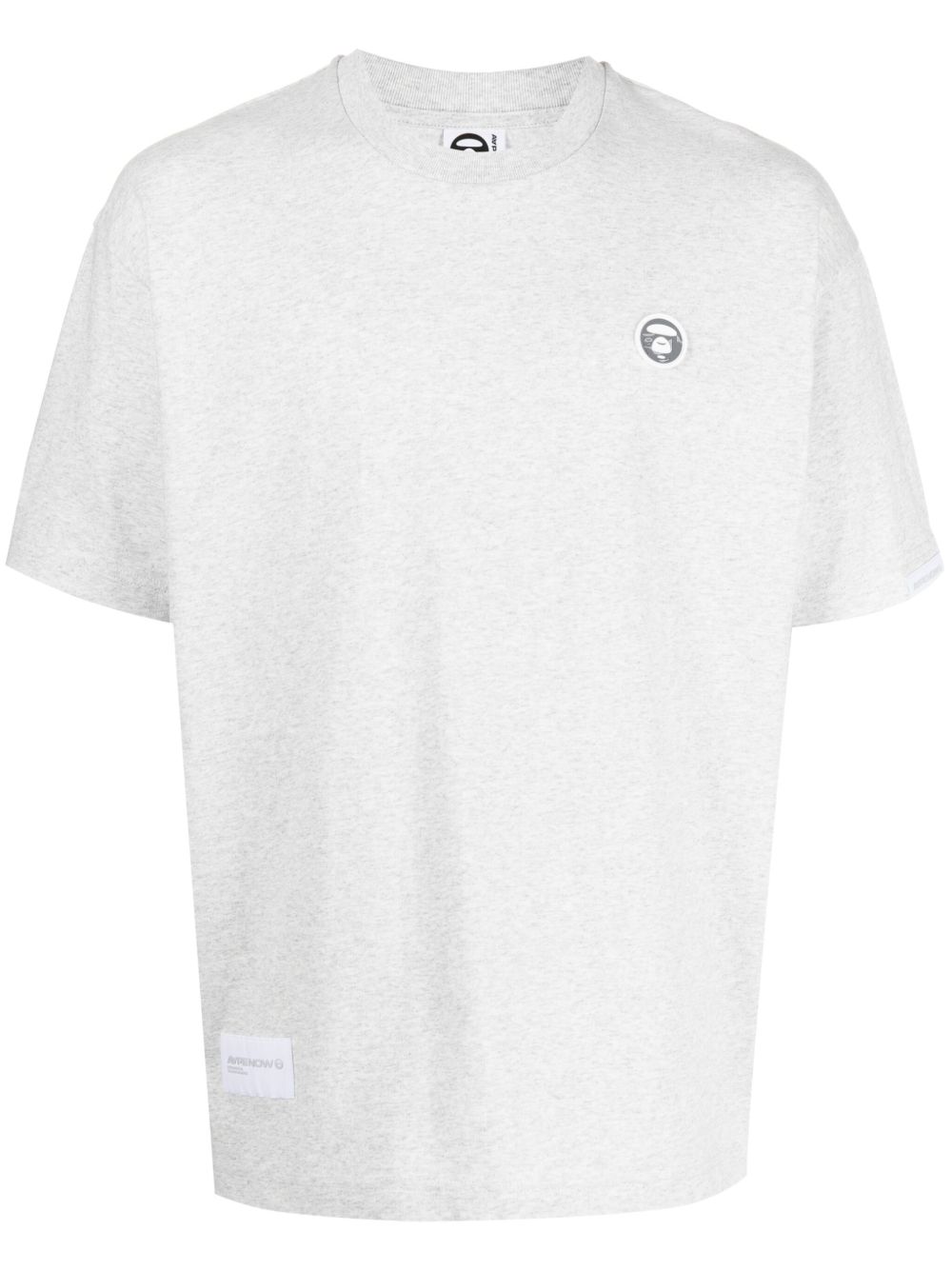 AAPE BY *A BATHING APE® Milo 贴花棉T恤 - 灰色