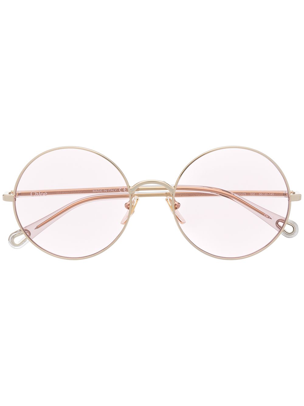 Chloé Eyewear 两用太阳眼镜 - 金色