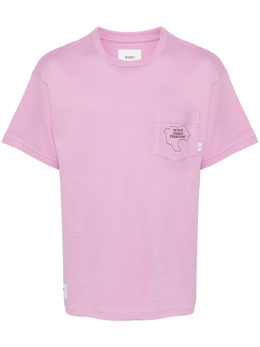 WTAPS logo刺绣T恤 - 紫色