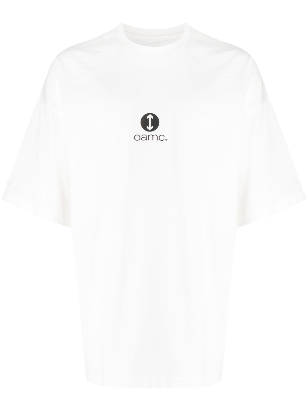 OAMC Altitude logo印花棉T恤 - 白色