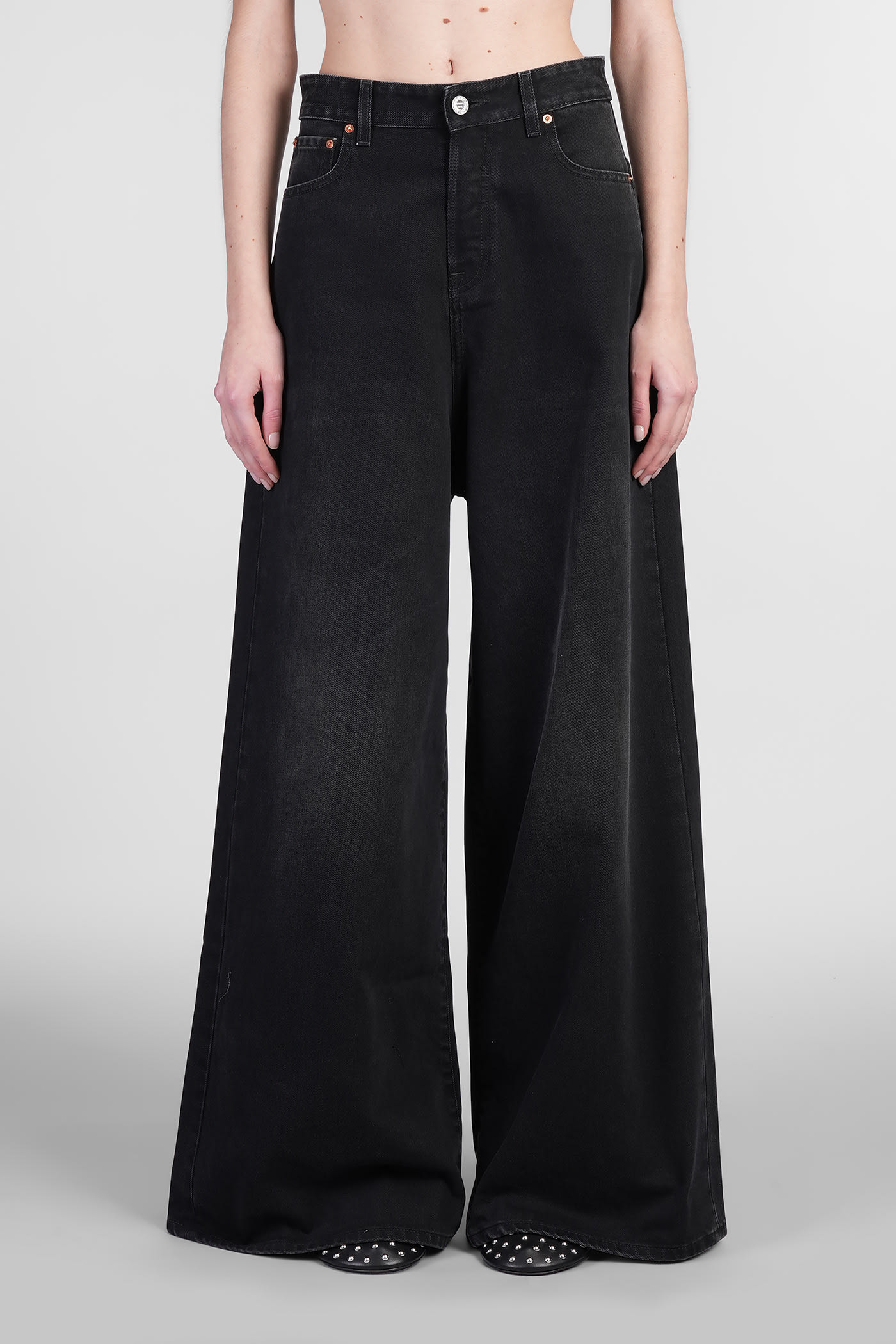 VETEMENTS 黑色牛仔长裤